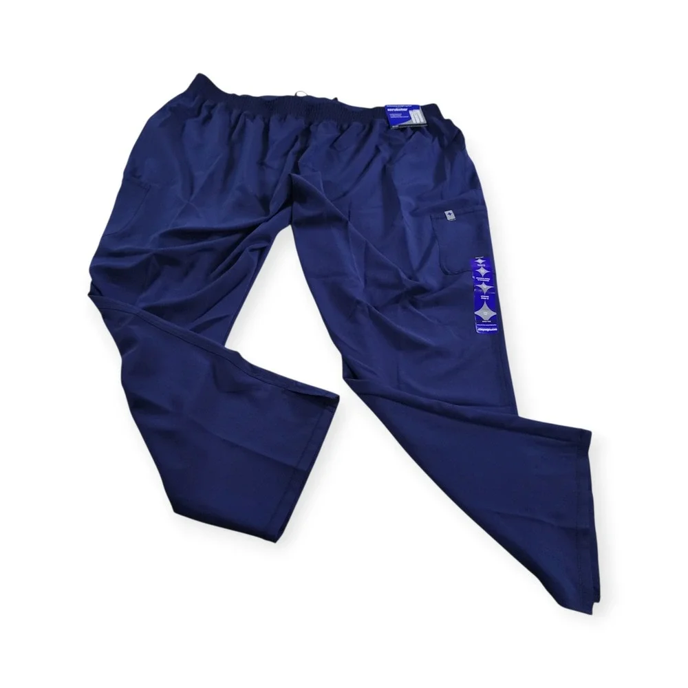 Scrubstar Premium Performance Navy Blue Scrub Pants 3XL Straight Leg WM04B121A